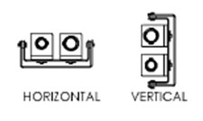 horizontal or vertical alignment